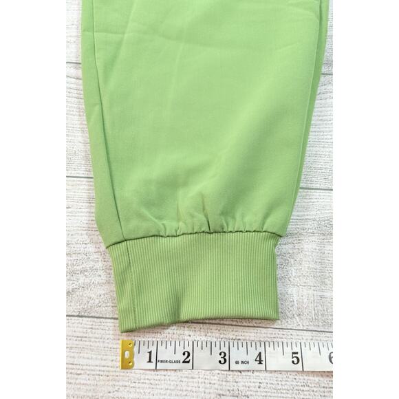 Figs Women’s Zamora High Waisted Jogger Scrub Drawstring Pants Green Size XXL/P - Picture 2 of 13